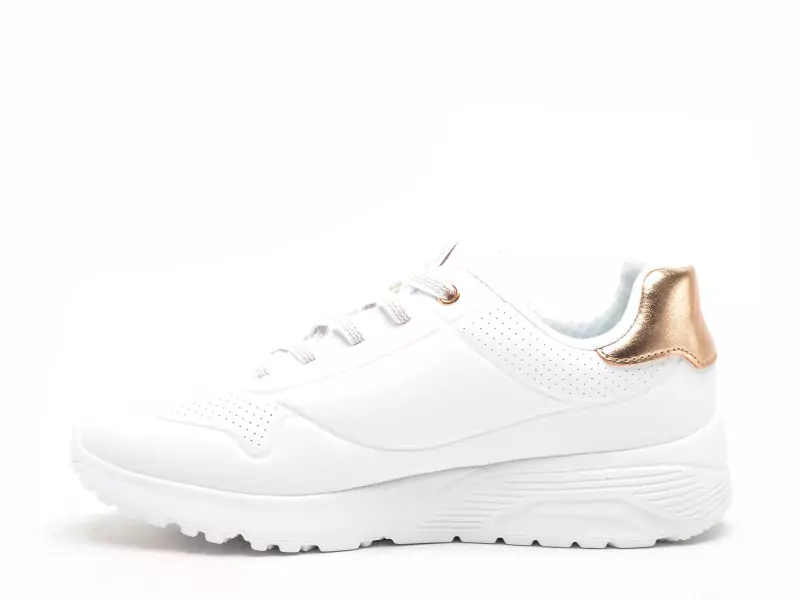 Skechers 310384L UNO LITE Blanc Baskets Basses Fille