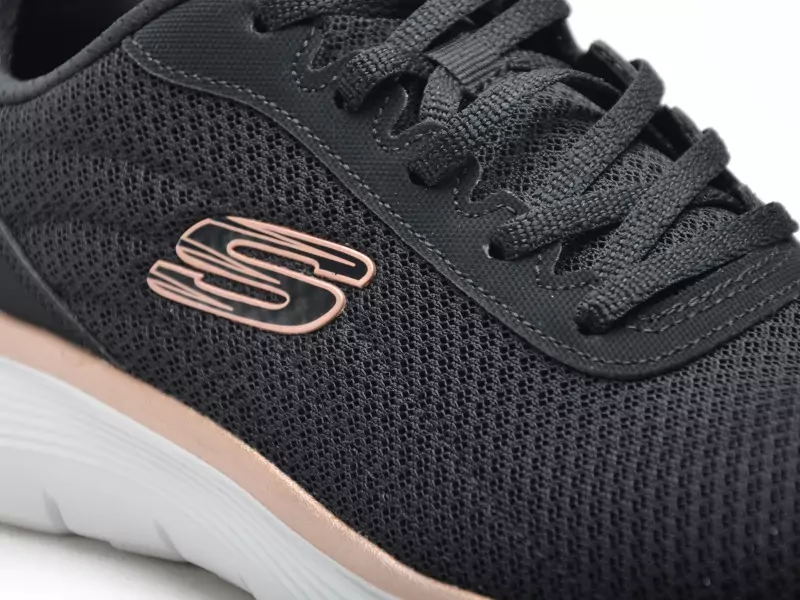 Skechers 150206 FLEX APPEAL Noir Baskets Basses Femme