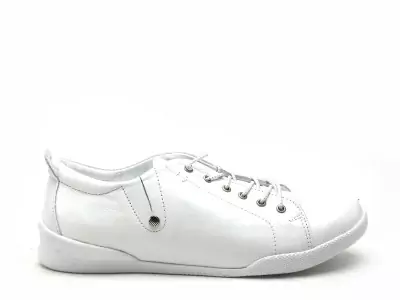 0345724 Blanc Baskets Basses Femme