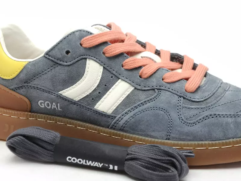 Coolway GOAL Bleu Baskets Basses Homme