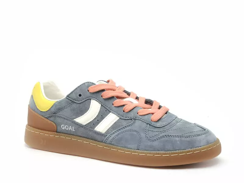 Coolway GOAL Bleu Baskets Basses Homme