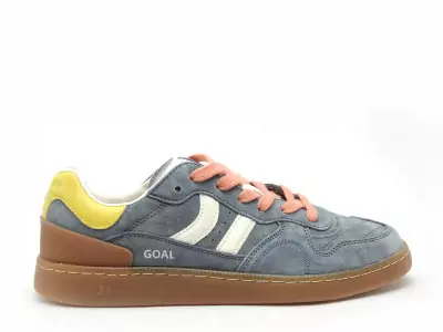 GOAL Bleu Baskets Basses Homme