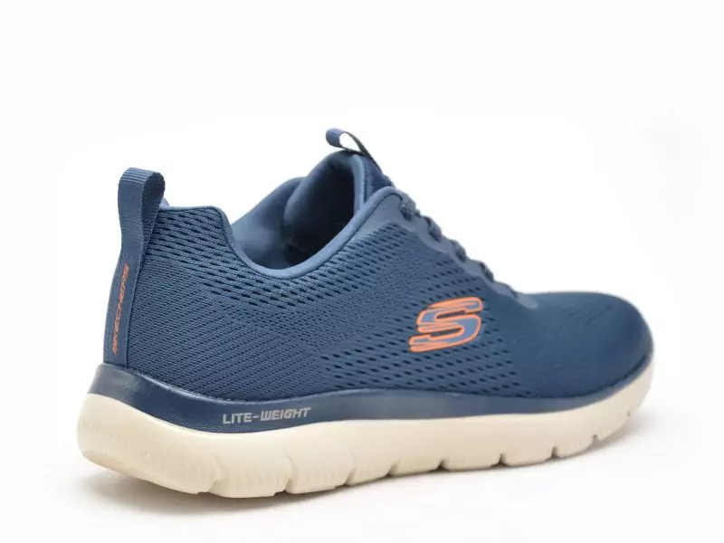 Skechers 232963 SUMMITS Bleu Baskets Basses Homme