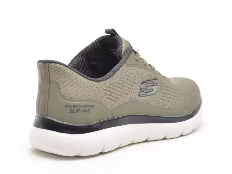 Skechers 233047 SUMMITSLIPINS Kaki Baskets Basses Homme