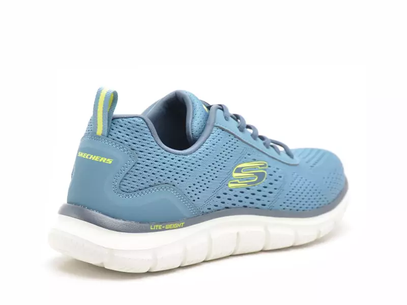 Skechers 232758 TRACK Bleu Baskets Basses Homme