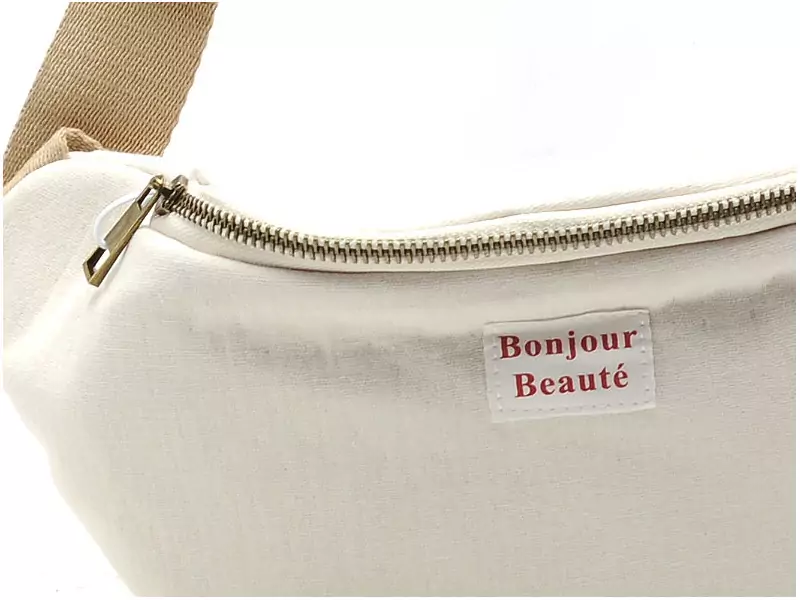 Pieces SAC PCJOLINE QUOTE BUMBAG FC Beige Accessoires Femme