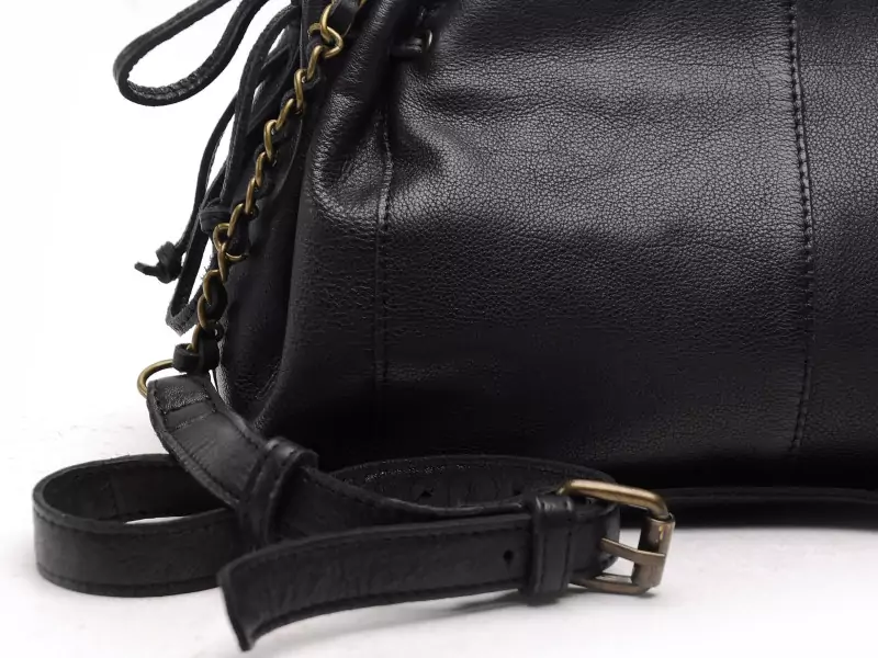 Pieces SAC PCPIHANNA LEATHER CROSS BODY FC Noir Accessoires Femme