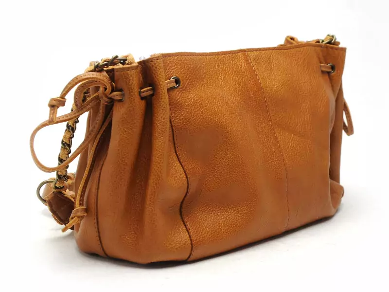 Pieces SAC PCPIHANNA LEATHER CROSS BODY FC Marron Accessoires Femme