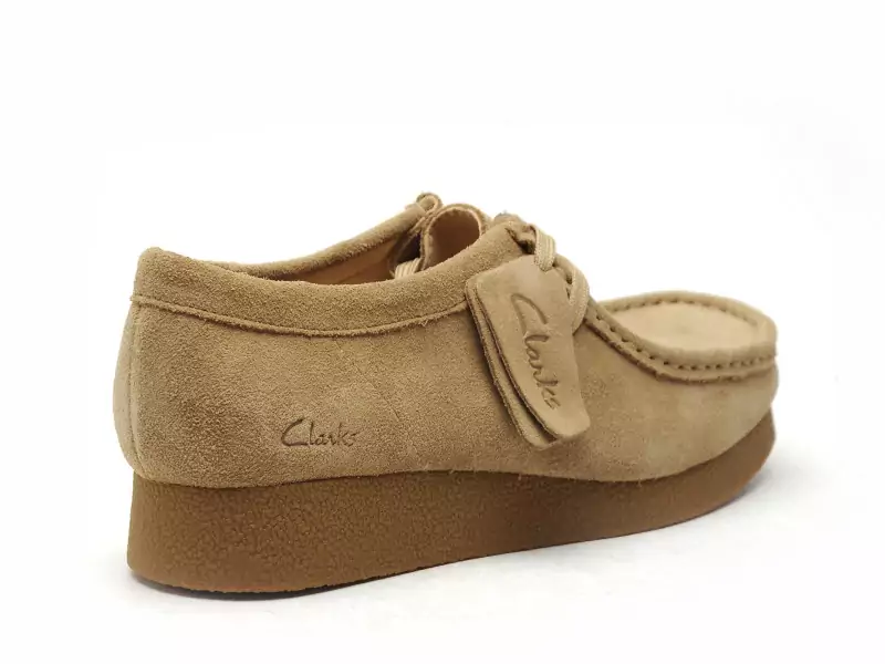 Clarks WALLABEE EVO Beige Mocassins Femme