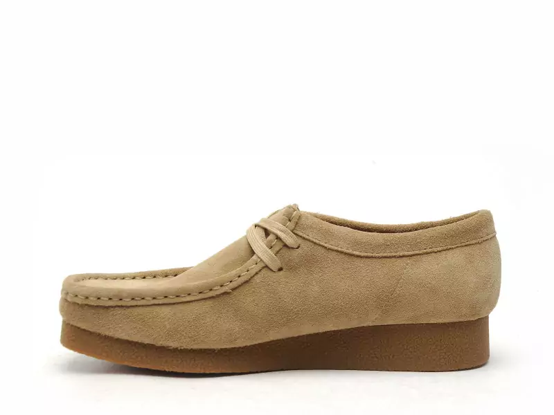Clarks WALLABEE EVO Beige Mocassins Femme