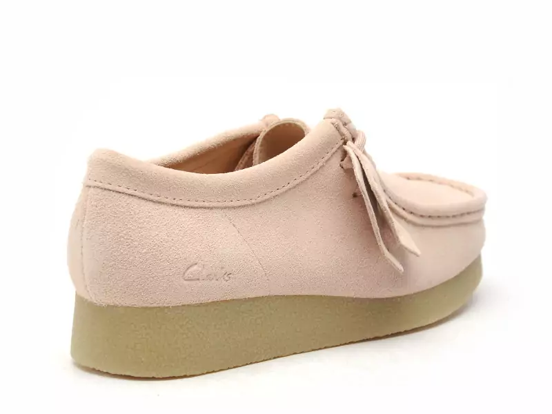 Clarks WALLABEE EVO Rose Mocassins Femme