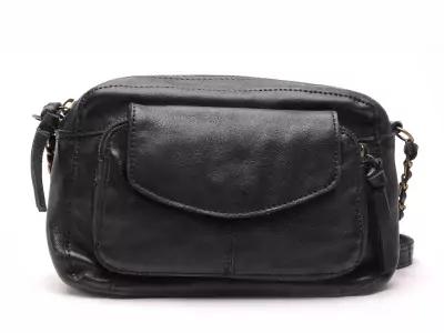 SAC PCNAINA LEATHER CROSS BODY FC NOOS Noir