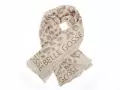 Pieces FOULARD PCSABRI LEO STATEMENT SCARF WVN FC Beige Foulards - Echarpes Femme