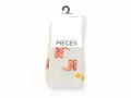 Pieces CHAUSSETTES PCSEBBY GLITTER EMB SOCK FC Blanc Accessoires Femme