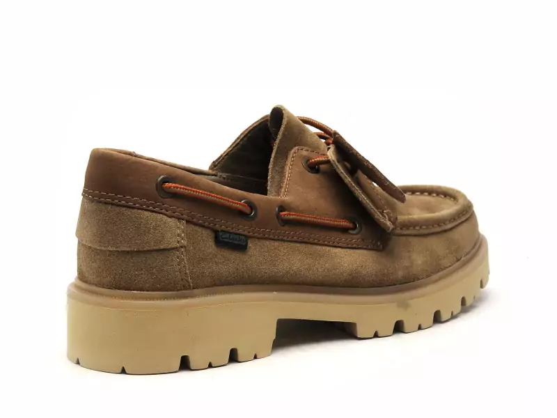 Clarks CLEYHILL BOAT Beige Mocassins Homme