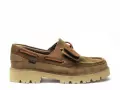 Clarks CLEYHILL BOAT Beige Mocassins Homme