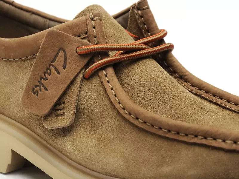 Clarks CLEYHILL SEAM Beige Mocassins Homme