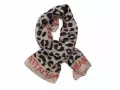 Pieces FOULARD PCSABRI LEO STATEMENT SCARF WVN FC Marron Foulards - Echarpes Femme