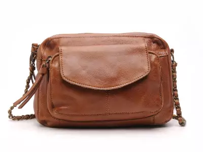 SAC PCNAINA LEATHER CROSS BODY FC NOOS Marron