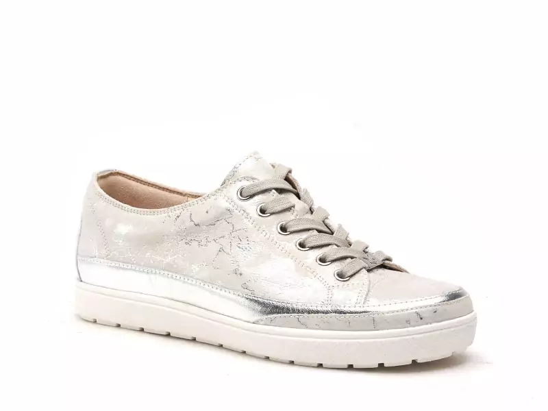 Caprice 23654 42 Argent Baskets Basses Femme