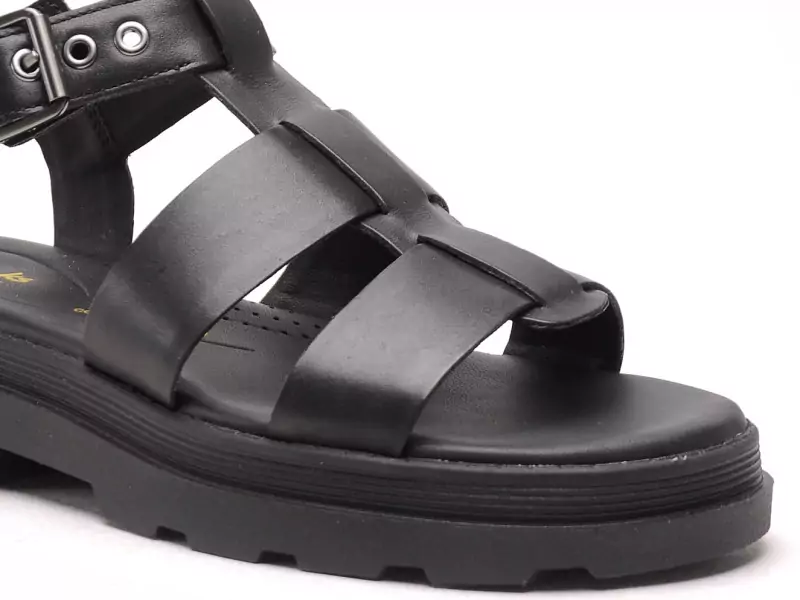 Clarks ORINNOCO COVE Noir Sandales à Talons Femme