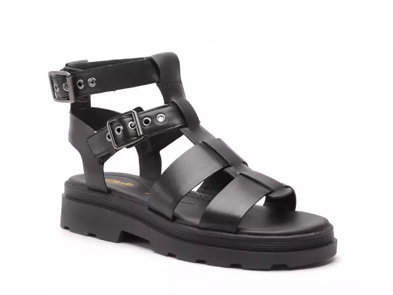 Clarks ORINNOCO COVE Noir Sandales à Talons Femme