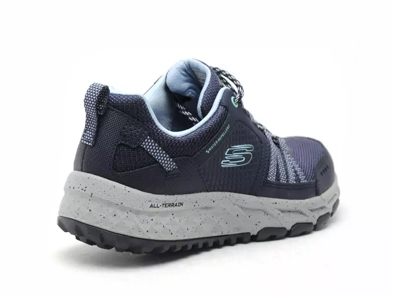 Skechers 180061 ESCAPE Bleu Baskets Basses Femme