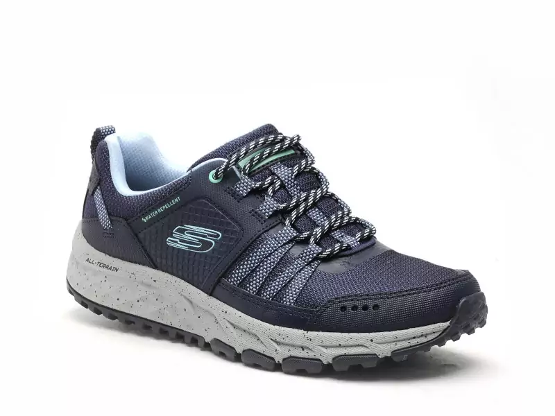 Skechers 180061 ESCAPE Bleu Baskets Basses Femme