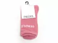 Pieces CHAUSSETTES PCSEBBY LONG GLITTER STATEMENT SOCK NOOS Rose Accessoires Femme