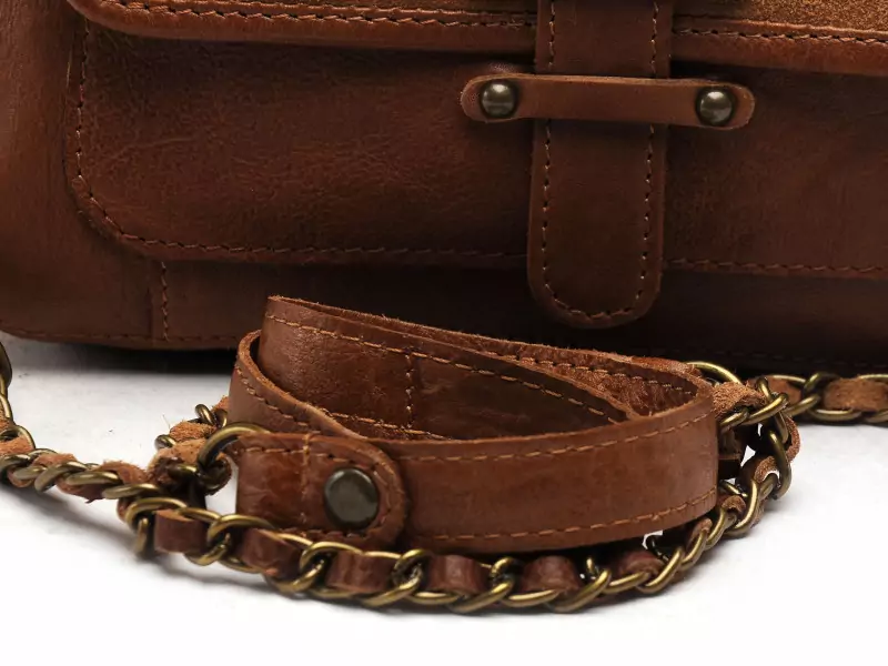 Pieces SAC PCBEA LEATHER CROSS BODY FC Marron Accessoires Femme