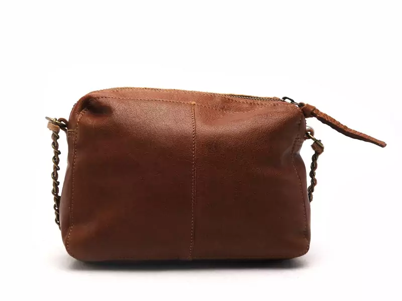 Pieces SAC PCBEA LEATHER CROSS BODY FC Marron Accessoires Femme