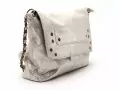 Pieces SAC PCFELIZIA LEATHER CROSS BODY Argent Accessoires Femme