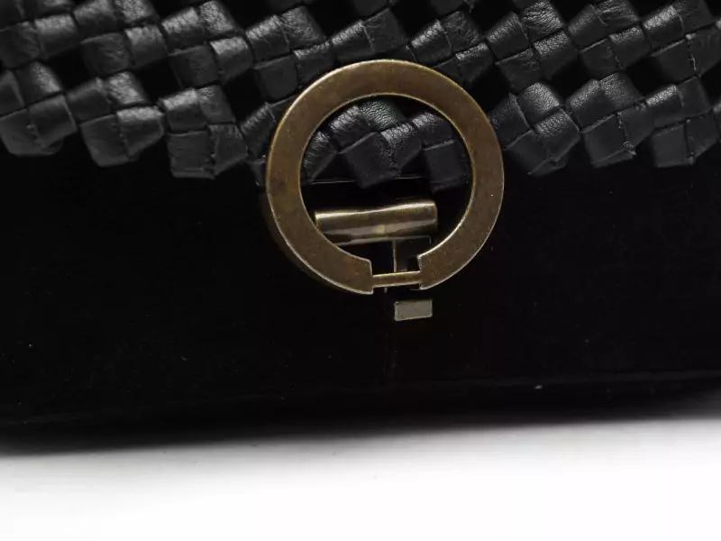 Pieces SAC PCBENNA LEATHER BRAIDED CROSSBODY FC Noir Accessoires Femme