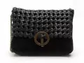 Pieces SAC PCBENNA LEATHER BRAIDED CROSSBODY FC Noir Accessoires Femme