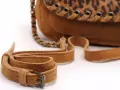 Pieces SAC LEOPARD PCBINIA SUEDE CROSS BODY FC Marron Accessoires Femme