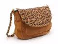 Pieces SAC LEOPARD PCBINIA SUEDE CROSS BODY FC Marron Accessoires Femme