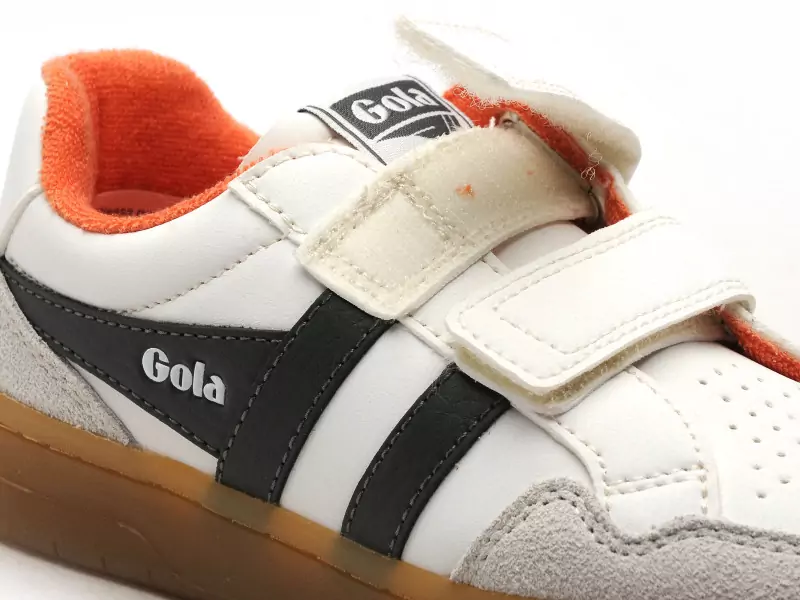 Gola EAGLE STRAP Blanc Baskets Basses Garçon