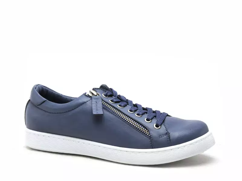 Andrea Conti 0342035 Bleu Baskets Basses Femme