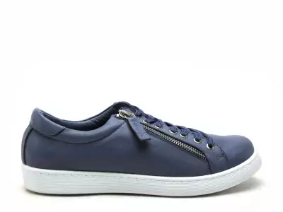 0342035 Bleu Baskets Basses Femme