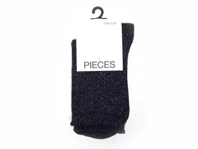 CHAUSSETTES PCSEBBY GLITTER LONG SOCKS NOOS BC Bleu