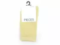 Pieces CHAUSSETTES PCSEBBY GLITTER LONG SOCKS NOOS BC Jaune Chaussettes Femme