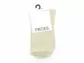 Pieces CHAUSSETTES PCSEBBY GLITTER LONG SOCKS NOOS BC Beige Chaussettes Femme