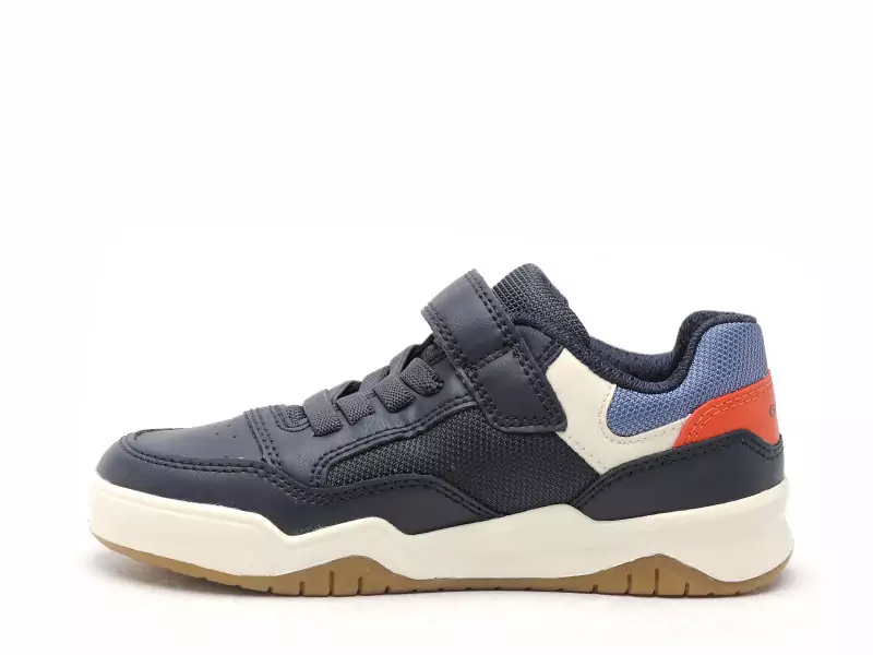 Geox J PERTH GARCON J367RE Bleu Baskets Basses Garçon