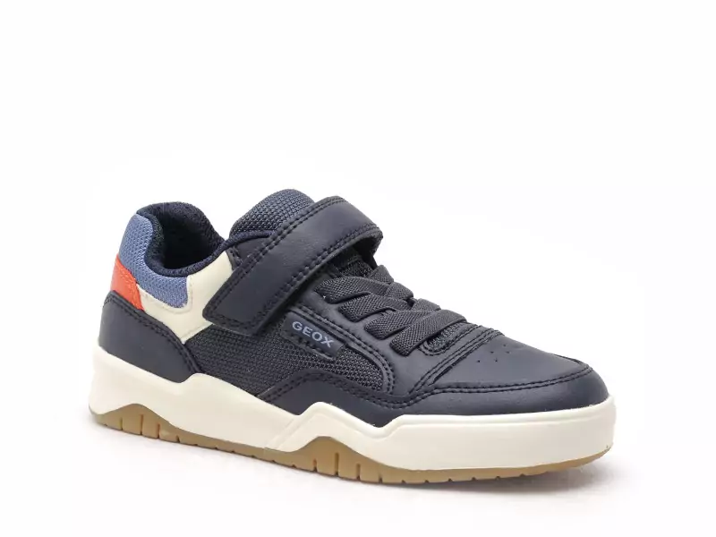 Geox J PERTH GARCON J367RE Bleu Baskets Basses Garçon