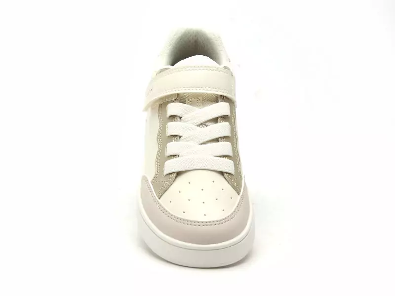 Geox J ECLYPER GIRL J65LRB Blanc Baskets Basses Fille