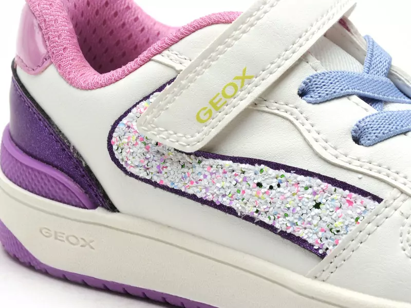 Geox J WASHIBA GIRL J55HXA Multicolore Baskets Basses Fille