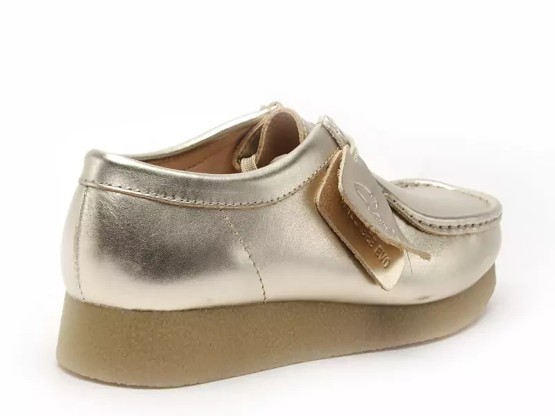 Clarks WALLABEE EVO Or Mocassins Femme