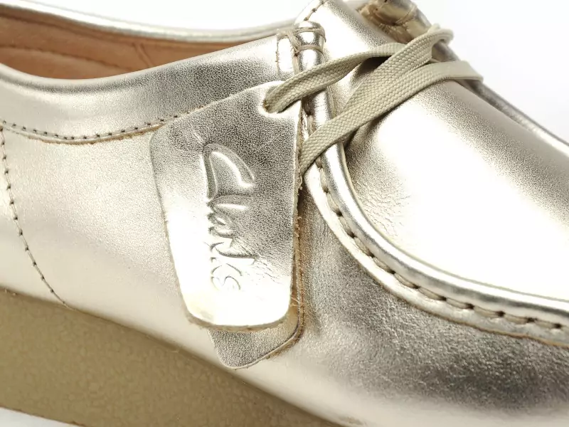 Clarks WALLABEE EVO Or Mocassins Femme