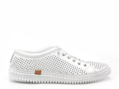 0025905 Blanc Baskets Basses Femme