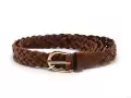 Pieces CEINTURE PCAVERY LEATHER BRAIDED SLI BELT NOOS Marron Accessoires
